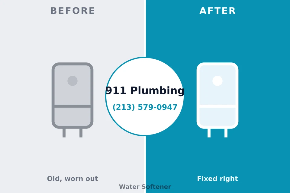 Before and after: plumbing repair Osseo, WI